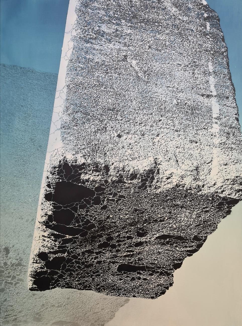 Greek Fragment — Acrylic and spray paint on wood · 110 × 70 cm · 2021