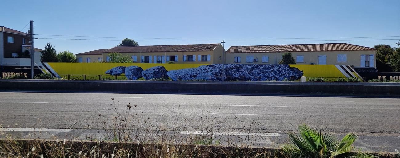 Festival CoopLive mural, Puilacher, France, 2019